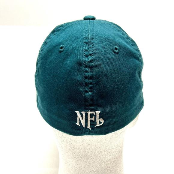 Philadelphia Eagles Hat One Size Flex Cap Embroidered NFL Teal Green Blue Y2K - Picture 4 of 12